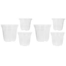 24St Recyclebare Plastic Plantpotten Met Afwateringsgaten Voor