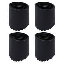 12Pcs Ladder Foot Cushions Rubber Non Slip Black Ladder Feet Mats