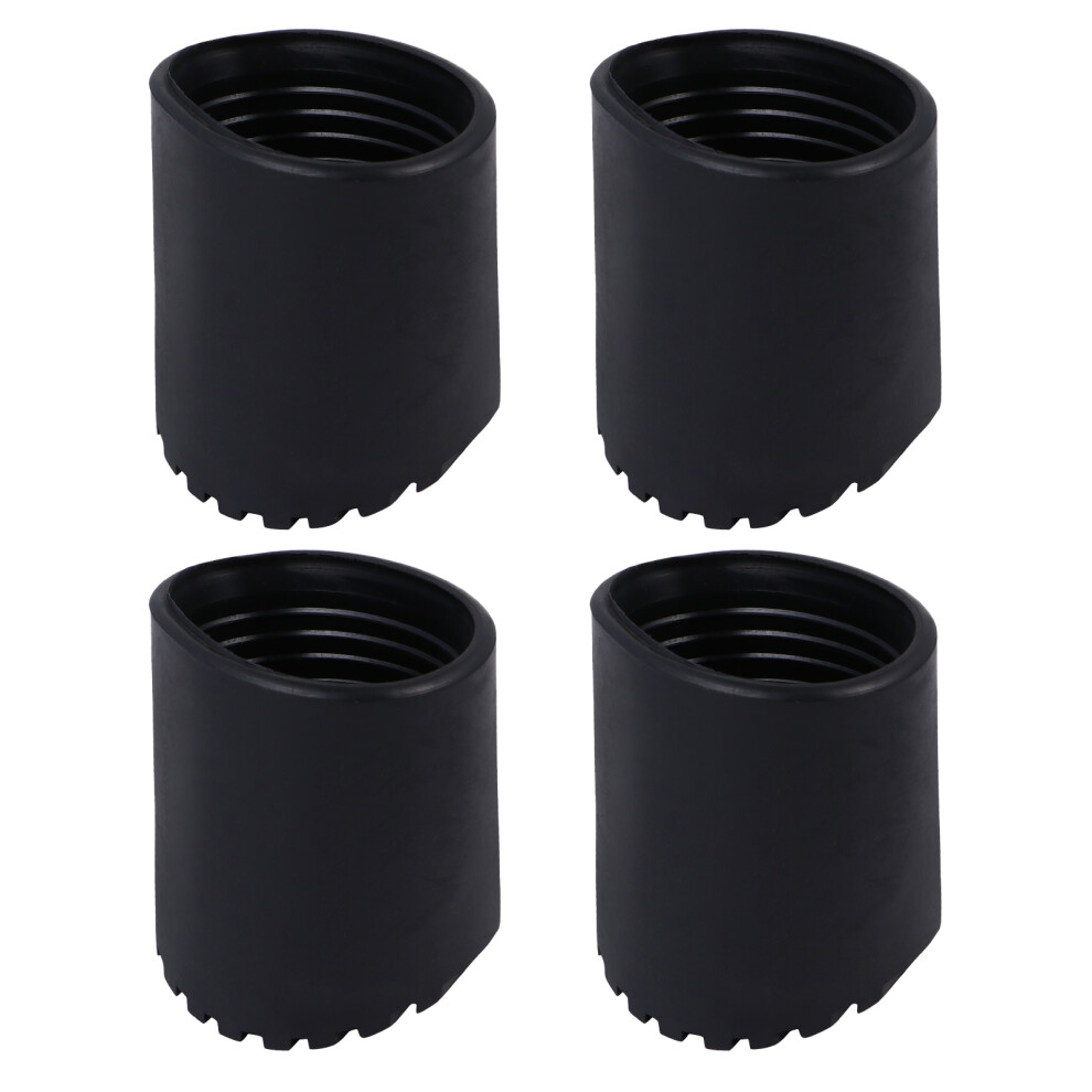 12Pcs Ladder Foot Cushions Rubber Non Slip Black Ladder Feet Mats 312425006513