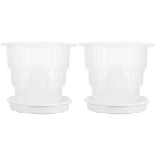 2Sets Ademend Transparant Orchidee Voor En Kamerplanten