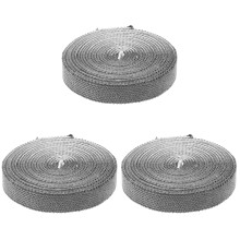 3Pcs Wood Stove Door Rope Seal Heat Resistant Gasket for Home