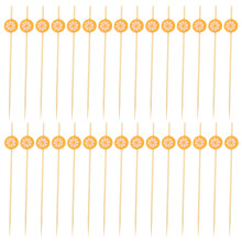 500St Assorti Bamboe Cocktailsticks Voor Snacks En Decoratie