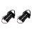2Pairs Heated Motorcycle Handlebar Grips Black Waterproof Dustproof 1