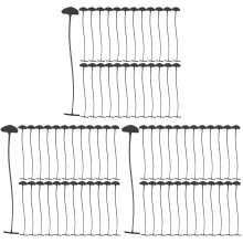 30000St Zwarte Plastic Tag Barbs Kleding Accessoires Bevestigd