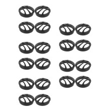 20St Zwarte Plastic Auto Speaker Beschermkap Mesh Cover Voor Tweeters