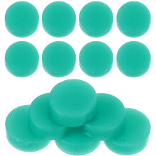40Pcs Sky-Blue Flute Key Plugs Silicone Covers for Open Hole Flutes