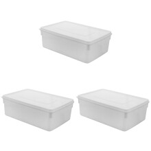 3Pcs Large Plastic Ice Block Mold Reusable Ice Cube Tray for Cocktails