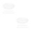 20Pcs Clear Plastic Planter Plates Reusable Drip Trays for Home Plants 1