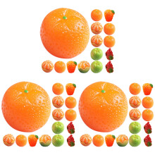 48Pièces Fruits Miniatures En Résine Colorés Pour Décoration DIY