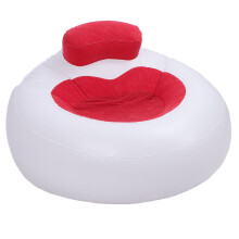 Comfortable Red Inflatable Cushion Chair