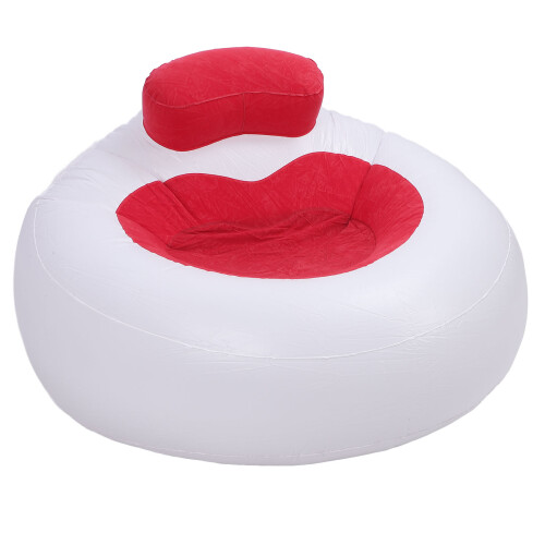 Comfortable Red Inflatable Cushion Chair