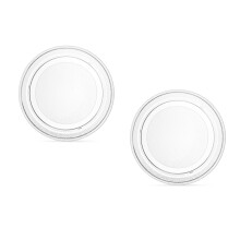 2Pièces Plateau Tournant Verre Pour Four Micro-Ondes Robuste