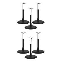 6Pcs Stable PVC Figurine Holder for Dolls Figures Display