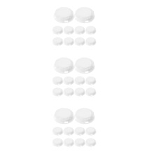 72Pcs White Money Saver Box Stoppers ABS Durable Coin Container Plugs