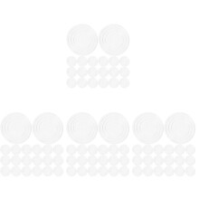 400Pcs Easy-Install PVC Furniture Cups Non-Slip Chair Wheel Stoppers