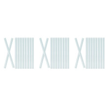 150Pcs Sky-Blue Hot Glue Sticks Eva Resin Adhesive