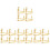 16Pcs Classic Fine Tuners Durable Alloy String Adjusters 1