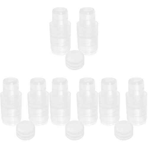 8Sets Transparente Pet Honigflaschen- Für Glasbehälter,