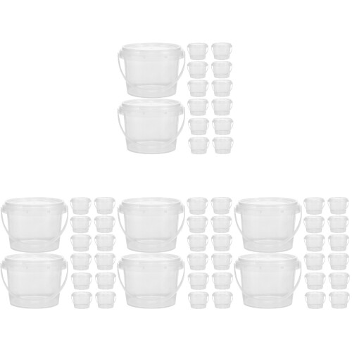 80Pièces Organisateur Transparent Boîte Couleurs