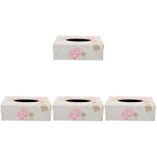 4Pcs Multi Tissue Box Holder Home Napkin Storage Case
