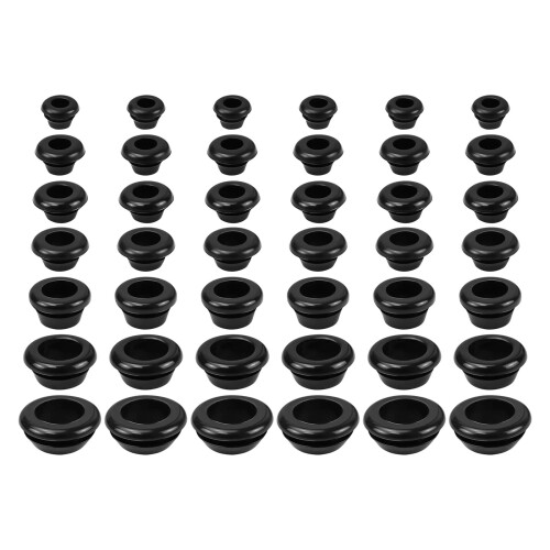 1Set Gummidichtungsringe Für Kabel, Flexibles Grommet-Set