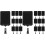20Pcs Black Writable Price Display Holders for Store Shelves 1