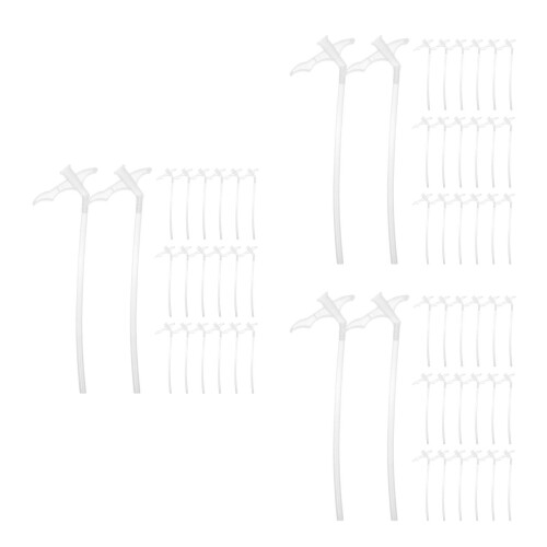 150Pcs Easy Use Plastic Replacement Tubes for DIY Foam Spray Nozzles