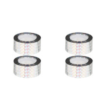 4Rouleaux Spiral Répulsif D'oiseaux Argenté En Pet Pour Jardin