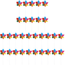 108Pcs Assorted Color Educational Windmill Toy for Kids Playing Fun