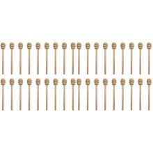 36Pcs Wooden Drink Mixing Sticks Chocolate Honey Stirring for Milk Tea