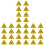 32Pcs Durable Pc Biological Hazard Warning Stickers for Lab Safety 1