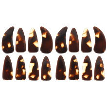 2 Sets Hand For Nail Practice Zither Card Finger Pick Protectors