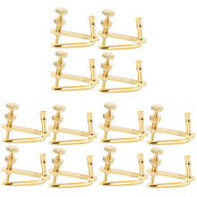 12Pcs Simple Golden Fine Tuners Violin String Adjusters for Violin Use