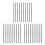 30Pcs Black Pom Craft Rods High Strength Plastic Dowel Sticks 1