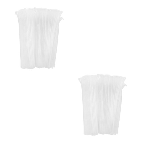 4Rolls White DIY Flower Bouquet Wrap Mesh with Airflow Wave Design