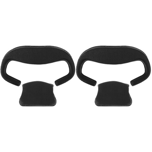 2Sets Universal Vr Face Cushion PU Sponge Ergonomic Black Pad