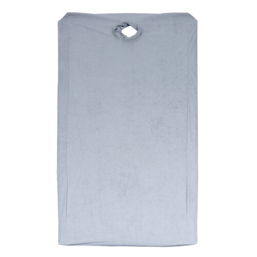 2Pcs Waterproof Grey Fitted Beauty Bed Sheets with Face Hole