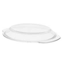 2Pcs Glass Microwave Plate Covers Safe Transparent Food Covers