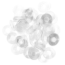100 Pcs Anti-Slip Gasket Glass Table Top Bumpers Furniture Protectors