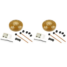 2Sets Small Metal Ethereal Drum Musical Instrument for Music Lovers