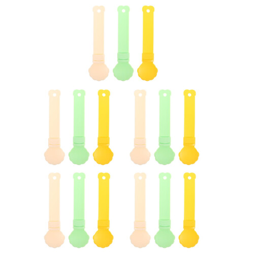 15Pcs Cat Food Dispenser Spoon Easy Clean PP Assorted Use