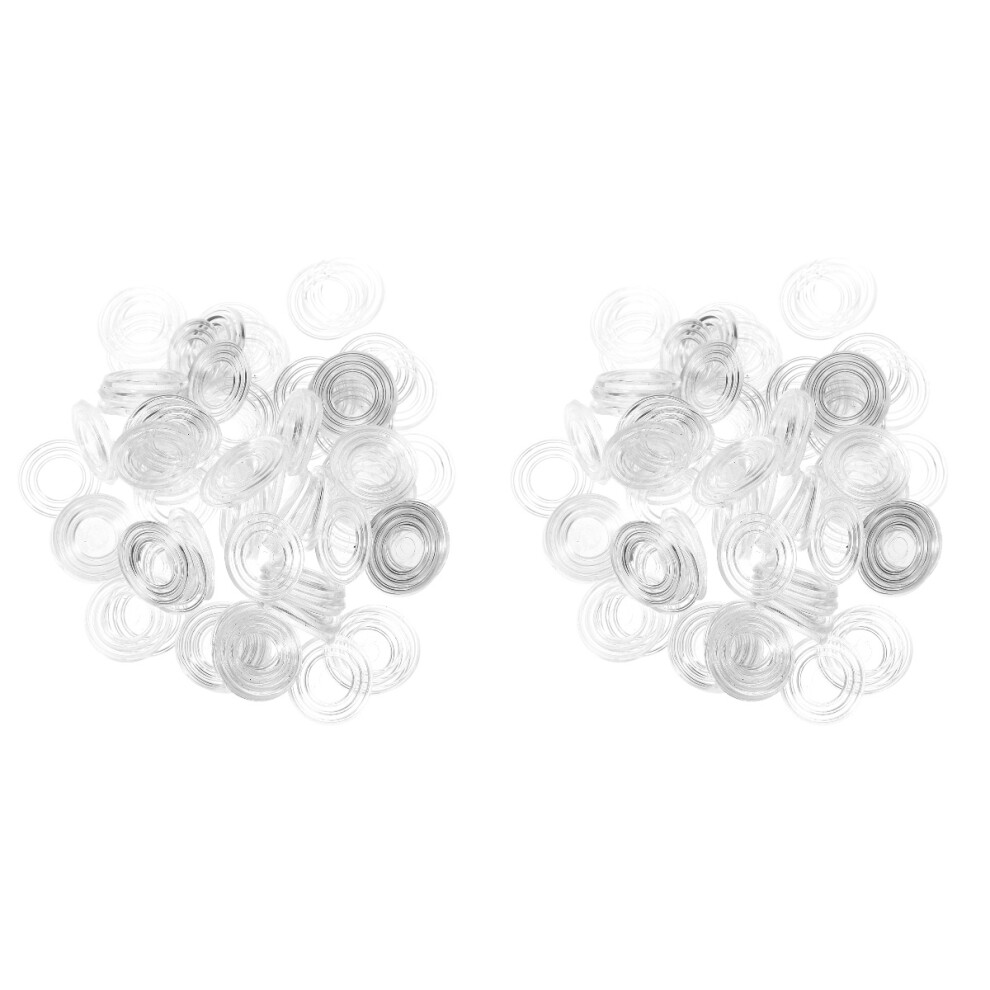 200Pcs Clear Drawer Bumpers Glass Table Spacers Non-Damaging Pads 3044212632687