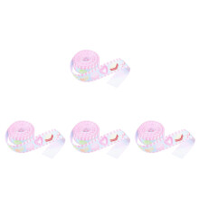 4Rouleaux Rubans Polyester Multicolores Grosgrain Pour Décoration Fête