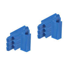 8Pcs Blue Plastic Piano Tuner Kit with Felt Plugs for Accurate Tuning
