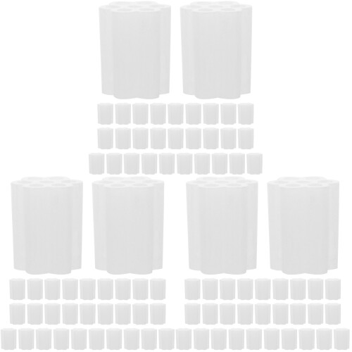 90Pcs White Plastic Decorative Lollipop Holder for Tabletop Use