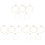 30Pcs Premium Golden Lyre String Replacement Kit Practical and Durable 1