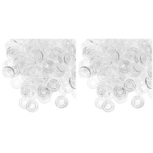 400Pcs Clear Cabinet Bumpers Glass Table Protectors Anti-Slip Pads