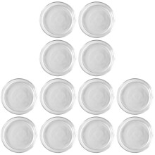 12Pcs Practical Glass Condiment Bowls for Soy Sauce and Vinegar