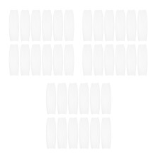 300Pcs Scratch-Resistant White Pe Sleeves for Travel Use