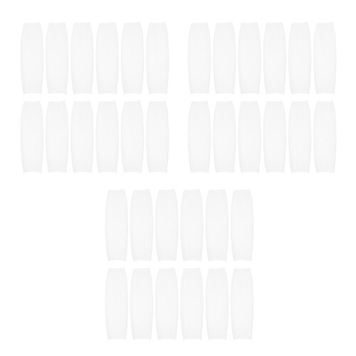 300Pcs Scratch-Resistant White Pe Sleeves for Travel Use